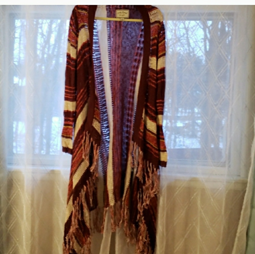 Lucky brand hippy cardigan